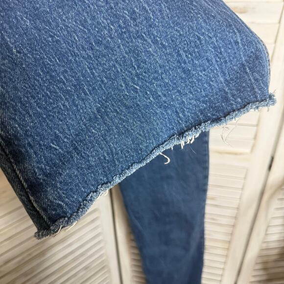 ABERCROMBIE Women's 31 12R Curve Love The 90s Relaxed High Rise Denim Jean Raw - Picture 6 of 11